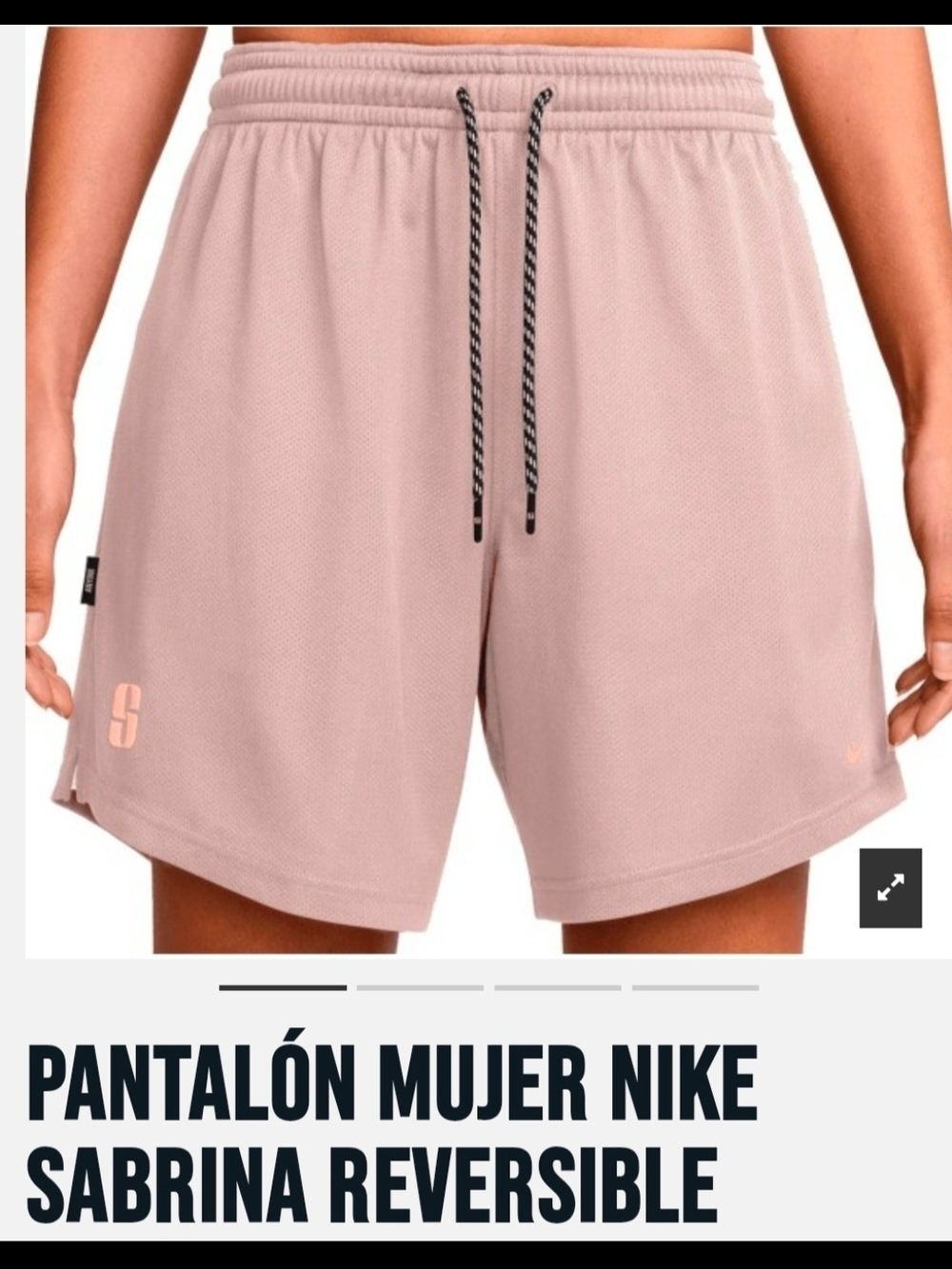 Nike Women's Athletic Shorts - Light Pink